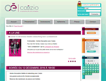Tablet Screenshot of coezio.fr